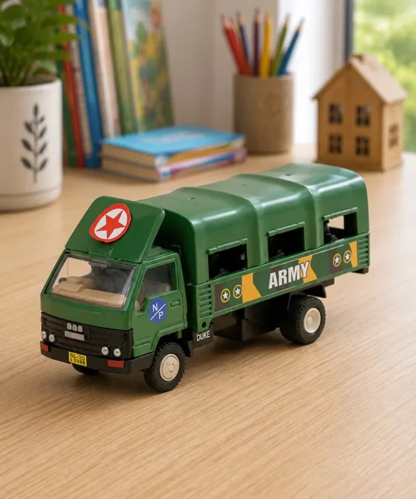 Army Truck DCM Pull Back Toy