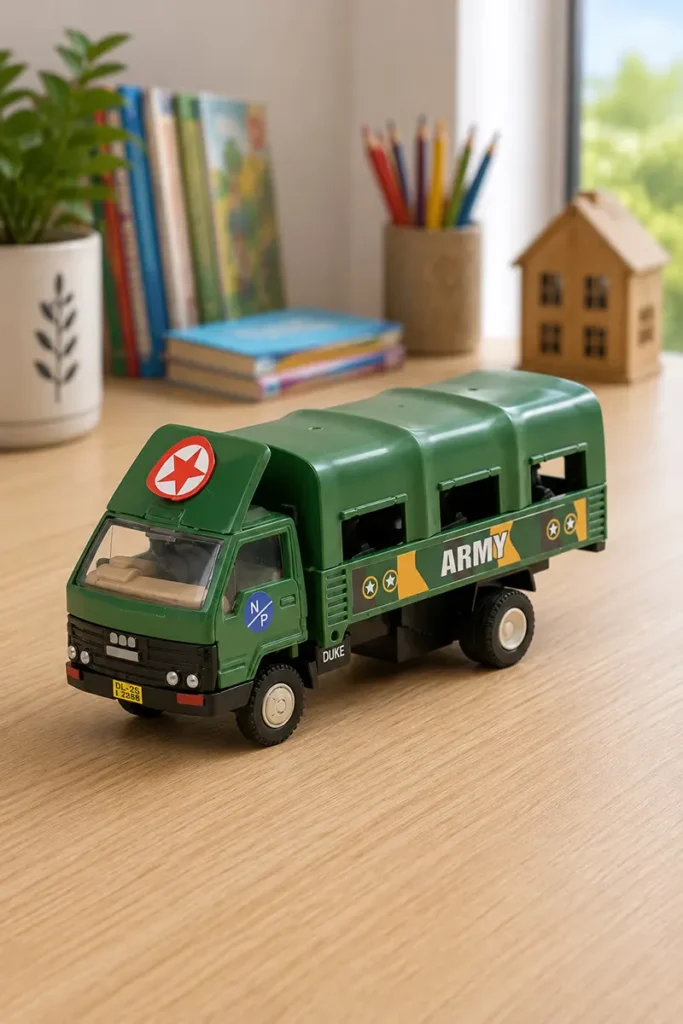 Army Truck DCM Pull Back Toy
