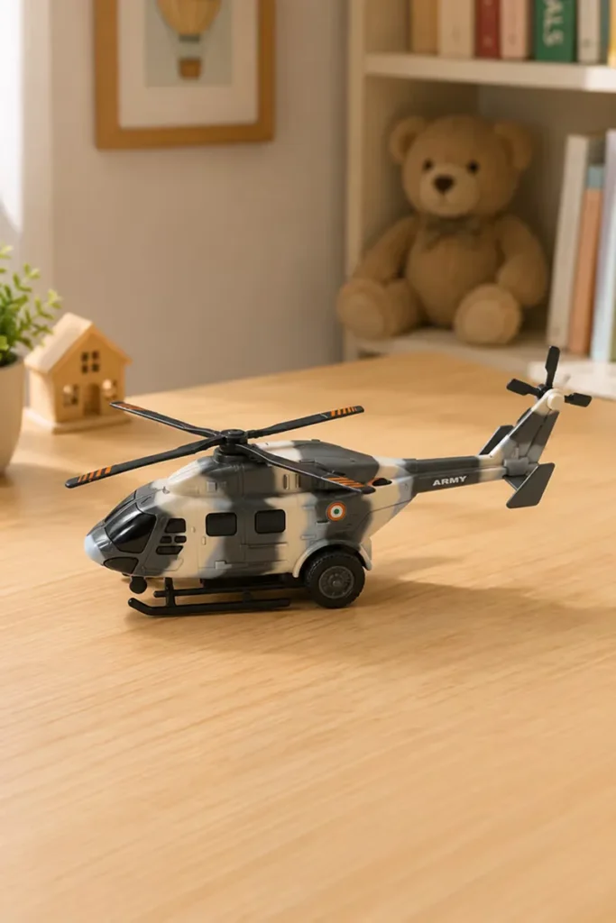 Dhruv Helicopter Pull Back Toy