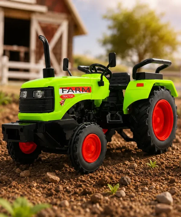 Farm Tractor Pull Back Toy