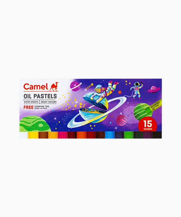 Camel  Oil  Pastels  Assorted  carton  pack  of  15  shades