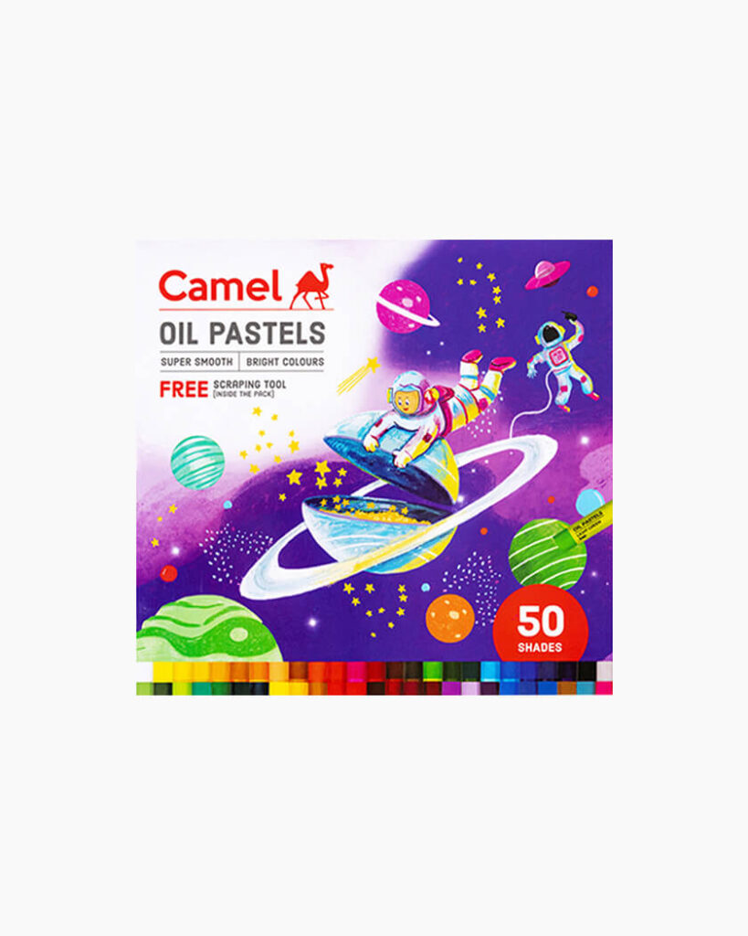 Camel  Oil  Pastels  Assorted  carton  pack  of  50  shades