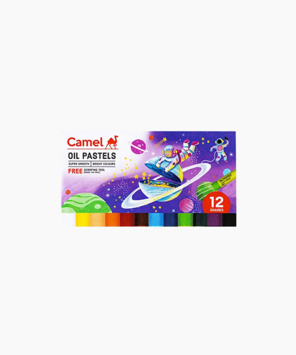 Camel  Oil  Pastels  Assorted  carton  pack  of  12  shades