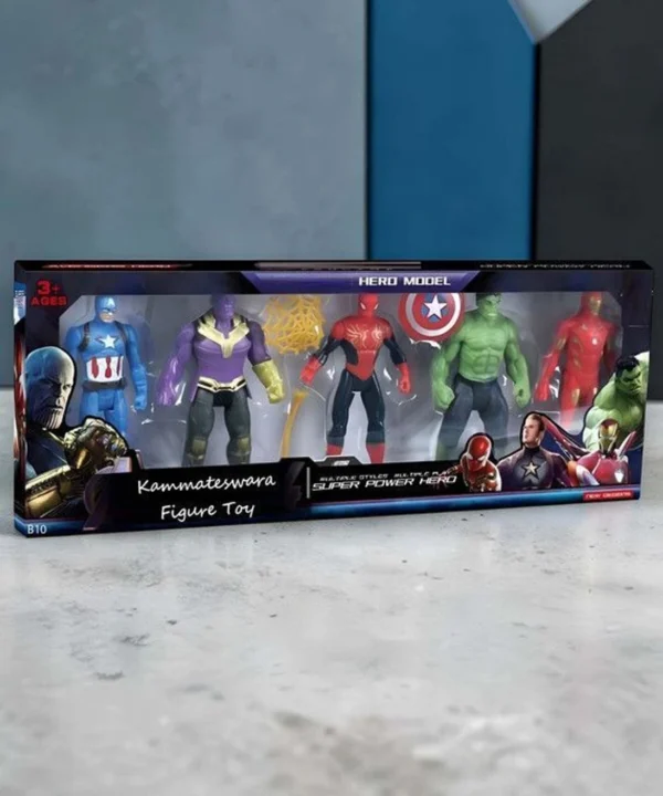 5 Avenger Super Hero Action Figure