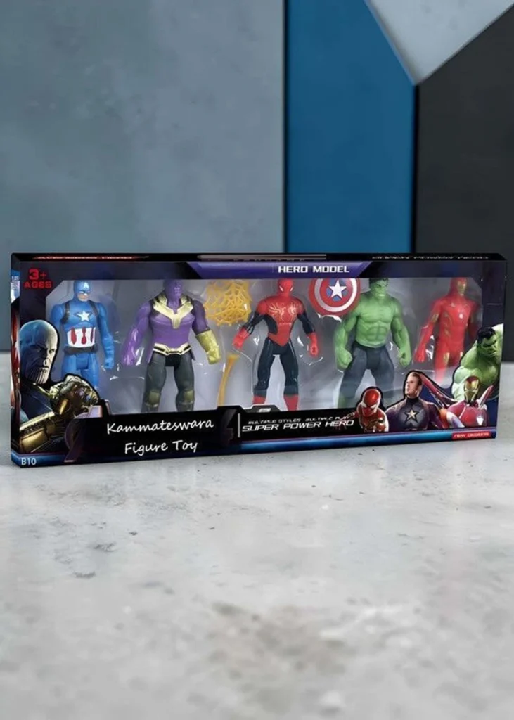 5 Avenger Super Hero Action Figure