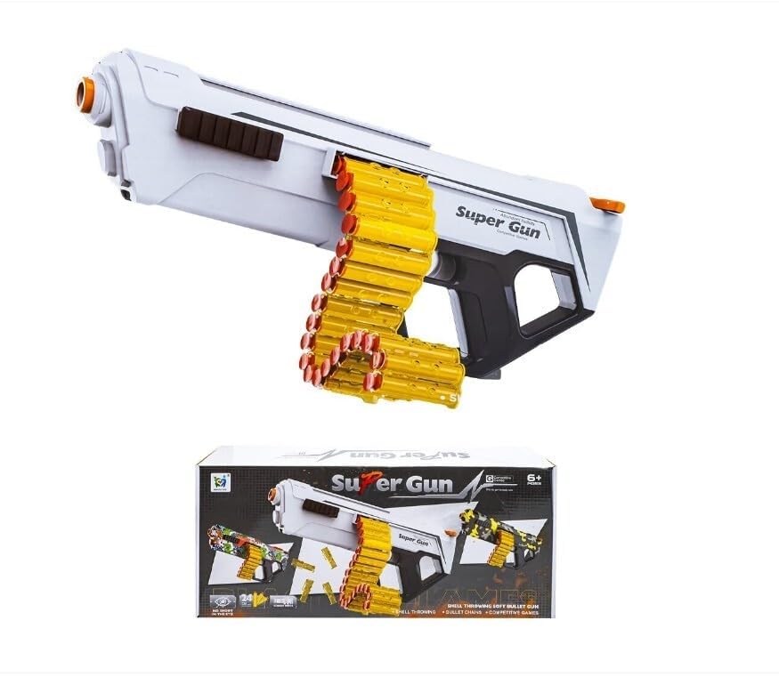 Kids Blaster Gun Toy with Safe Soft Bullets,