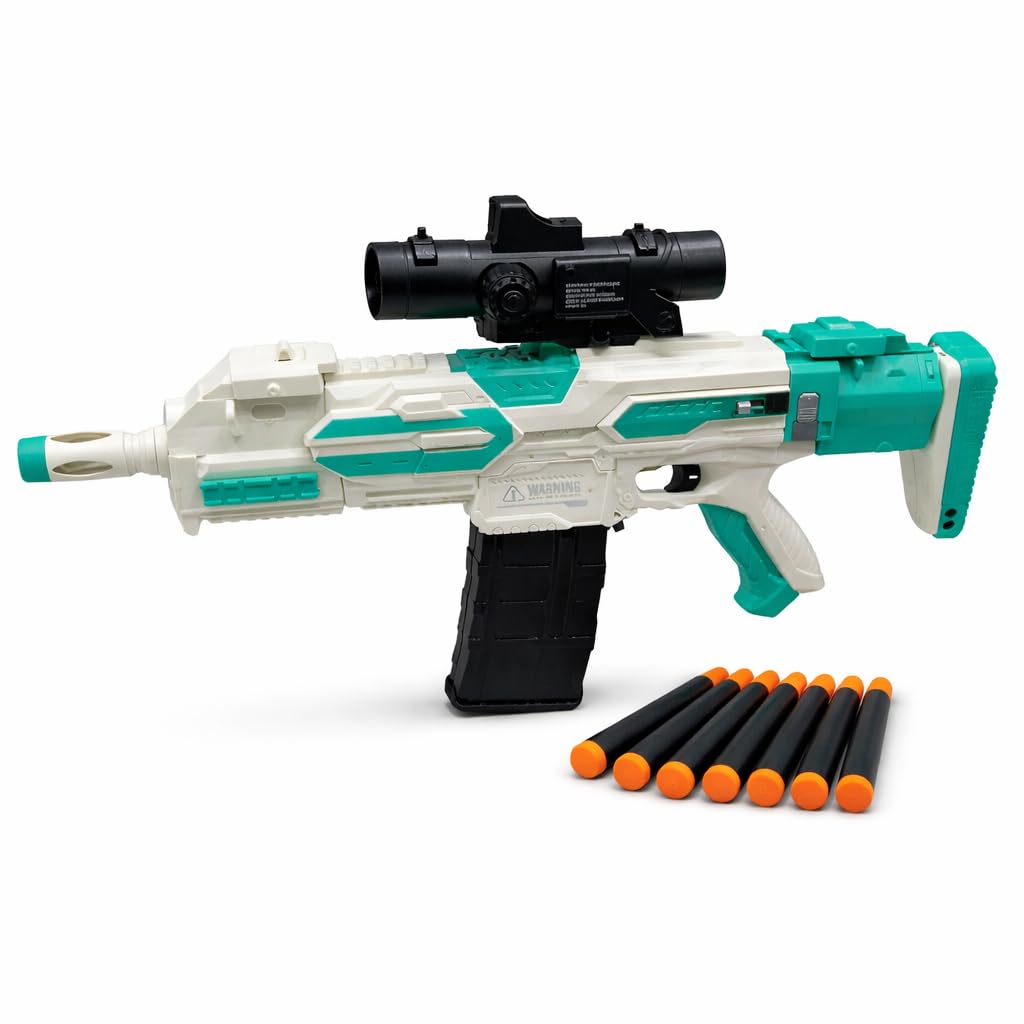 Click to see full view Soft Bullet Gun Toy for Kids, Blaze Strom X7 Automatic