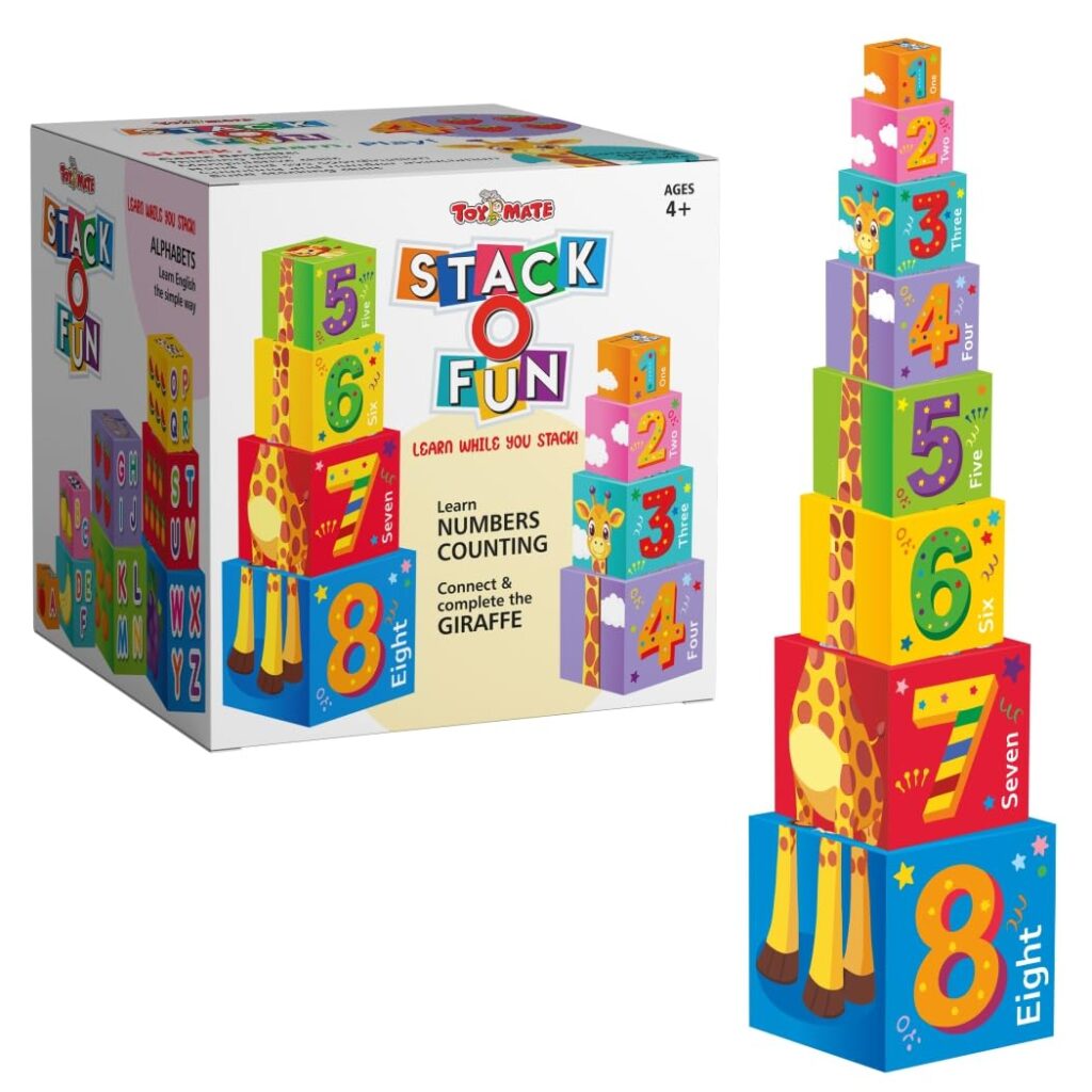 Stack O Fun Educational Stacking N Nesting Cubes for Kids
