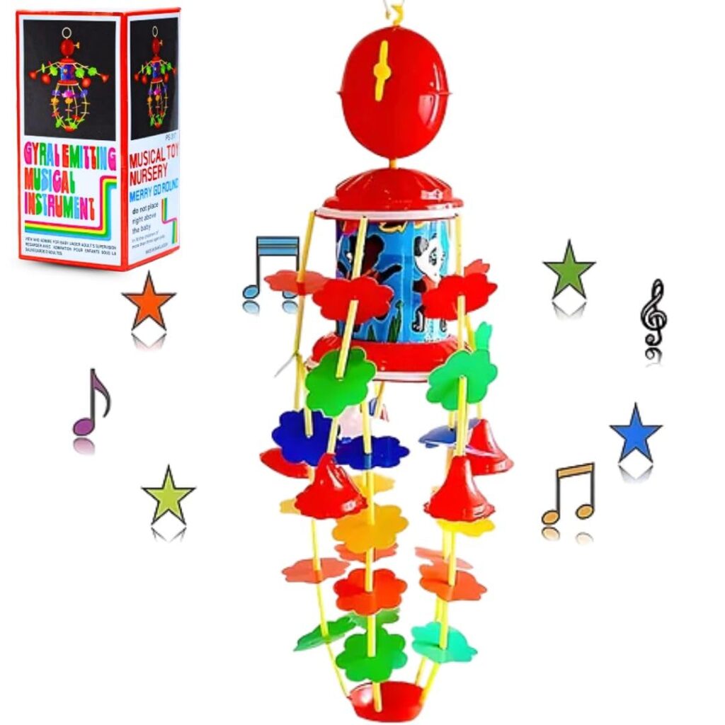 Musical Rotating Jhoomer for 0-6 Months New Born Baby Toys