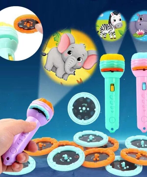 Spark Imagination with 2-in-1 Kids Projection Flashlight
