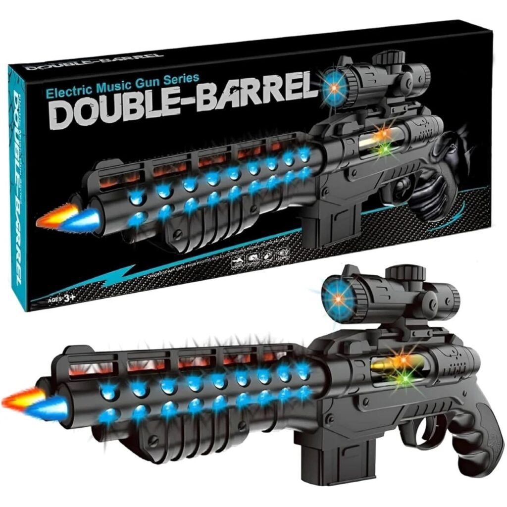 Electric Double Barrel Music Gun