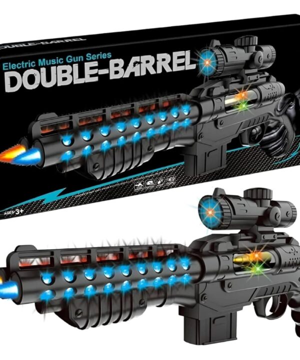 Electric Double Barrel Music Gun