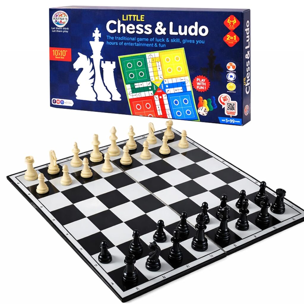 Little Chess and Ludo 2 in 1 Board Game
