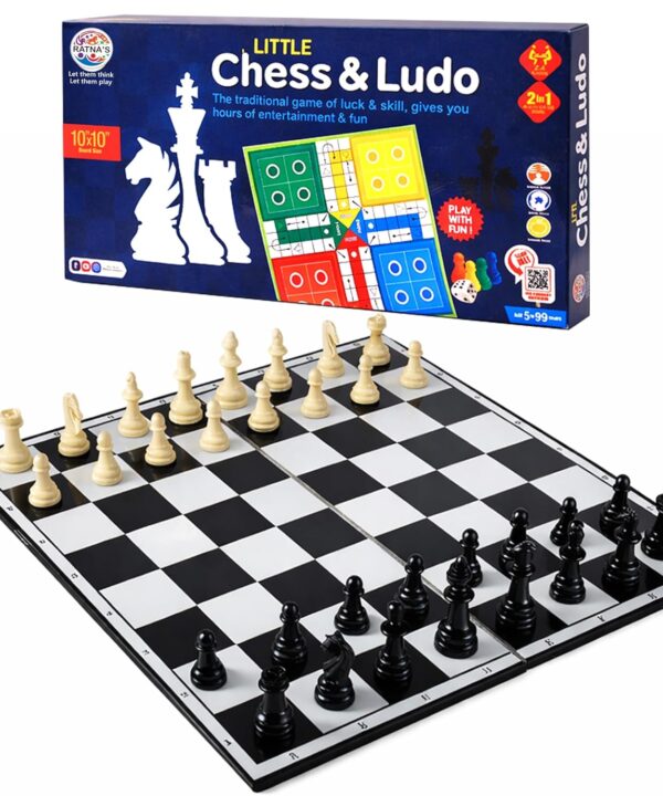 Little Chess and Ludo 2 in 1 Board Game