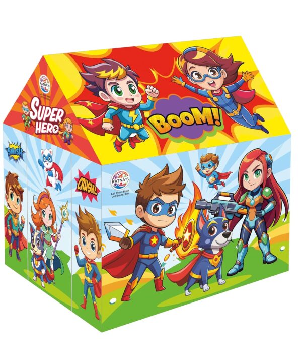 Super Hero Theme Kids Play Tent