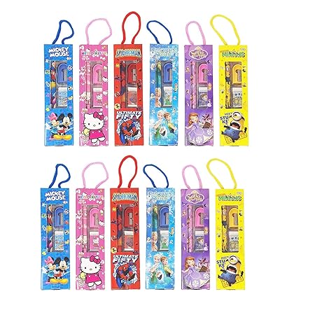 Mix Stationery Kit Set in a Fancy Box for Kids