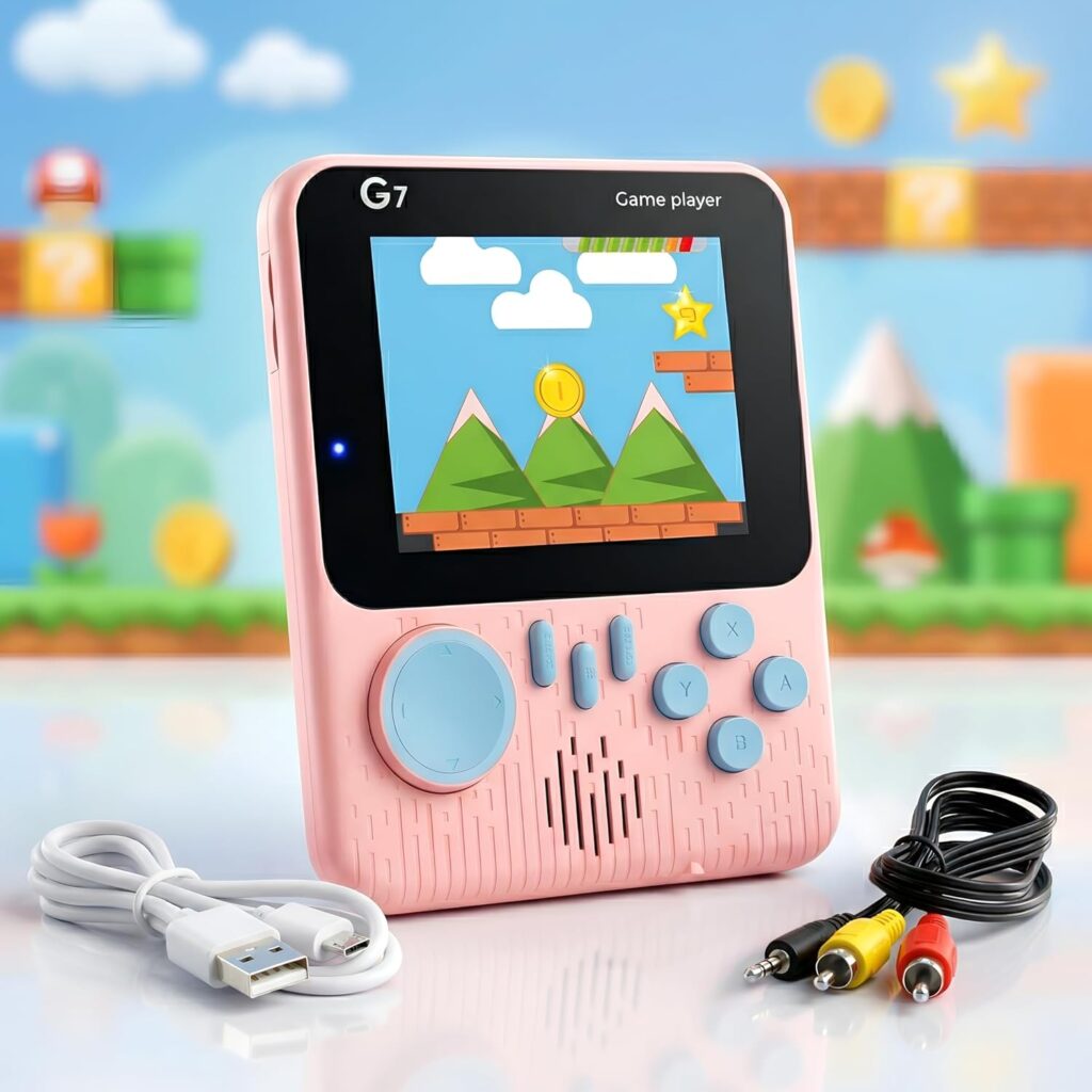 Video Game for Kids with 666 Built-in Retro Games