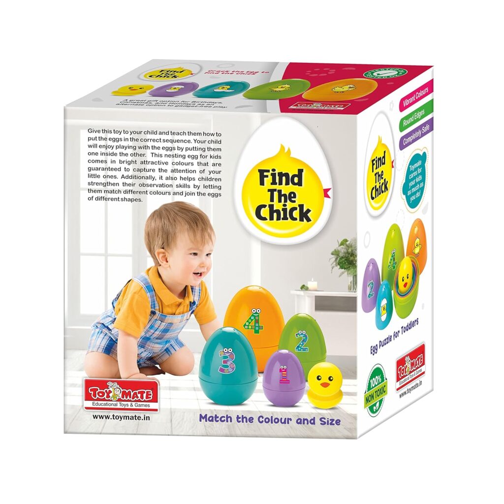 Find The Chick In Egg Nesting Toy