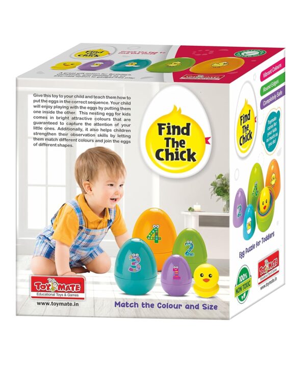 Find The Chick In Egg Nesting Toy