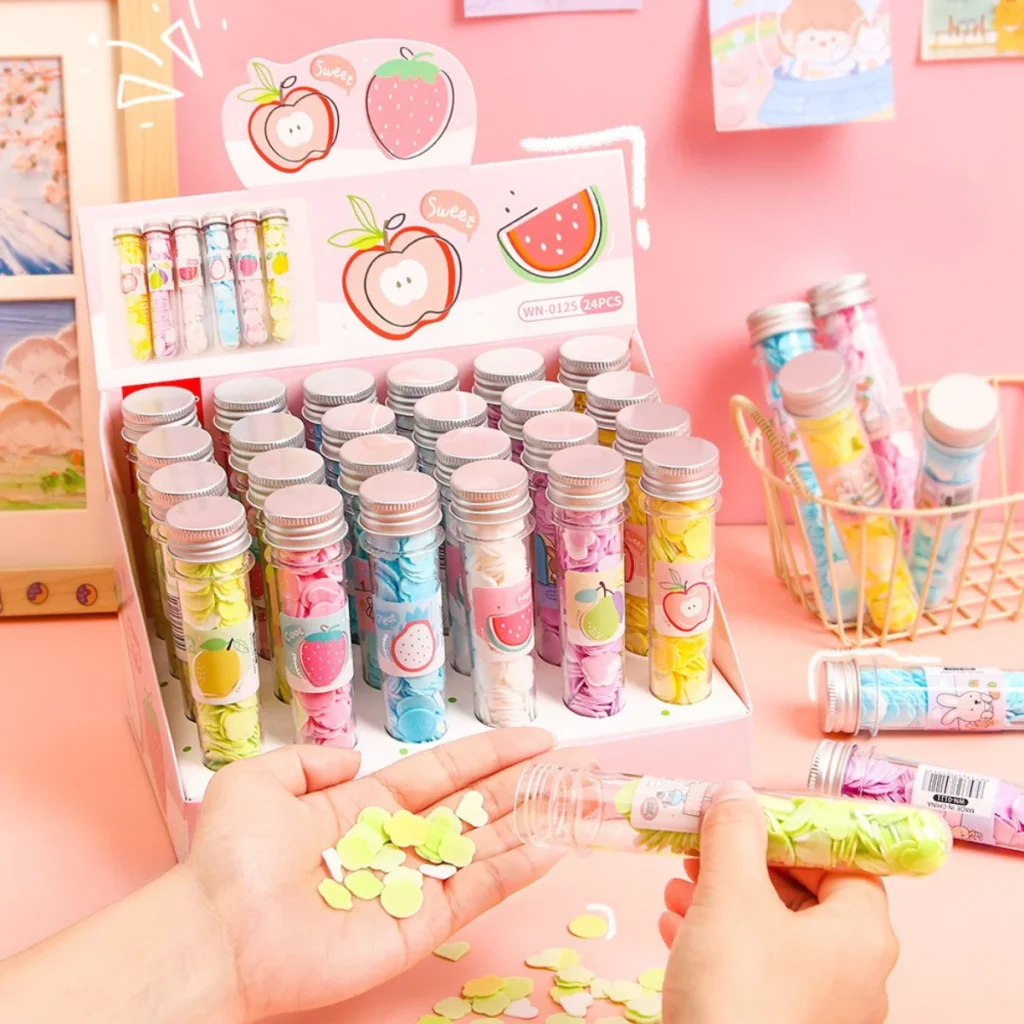 Colorful Tube Shape Paper Soap with Fragrance