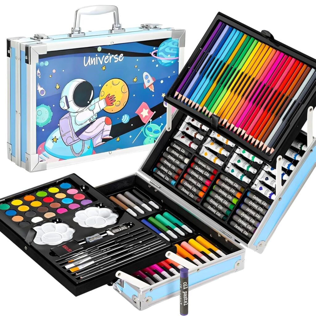 Art Kit Space Art & Craft Professional Art Set, 145 Pieces