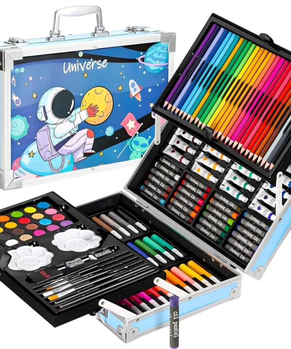 Art Kit Space Art & Craft Professional Art Set, 145 Pieces