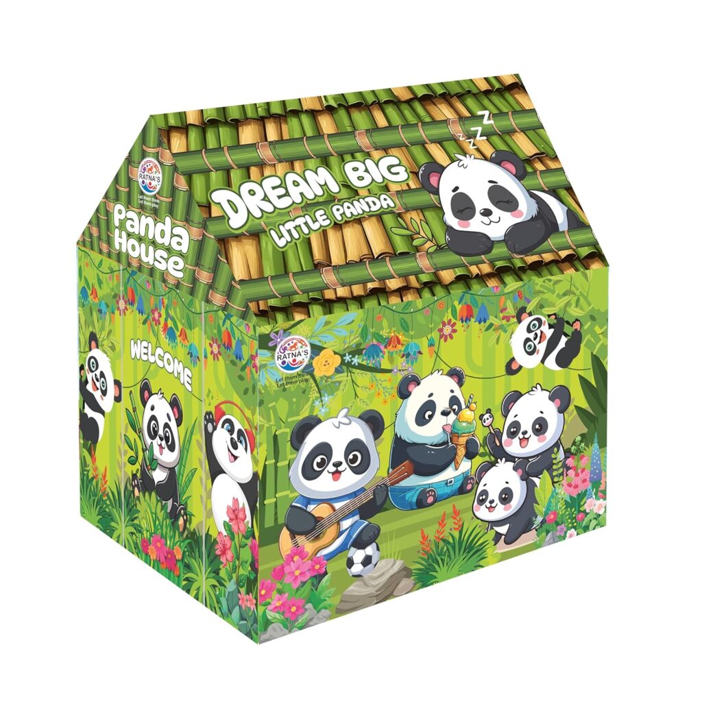 Panda House Theme Kids Play Tent