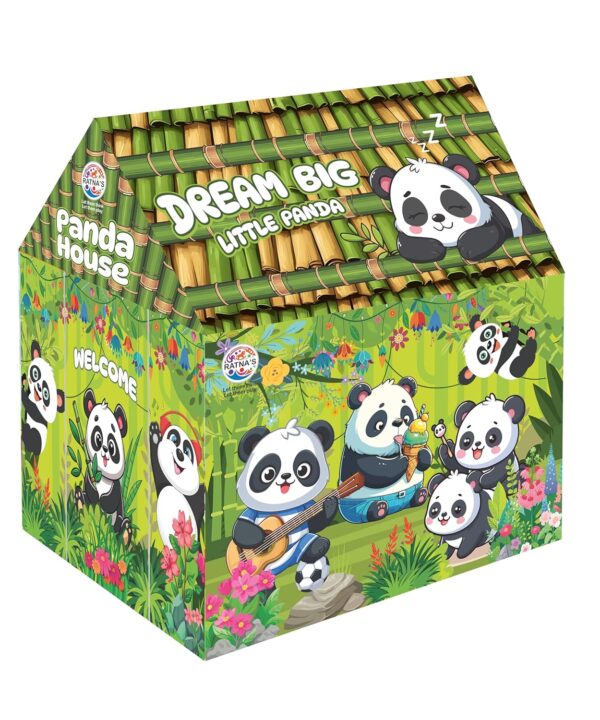 Panda House Theme Kids Play Tent