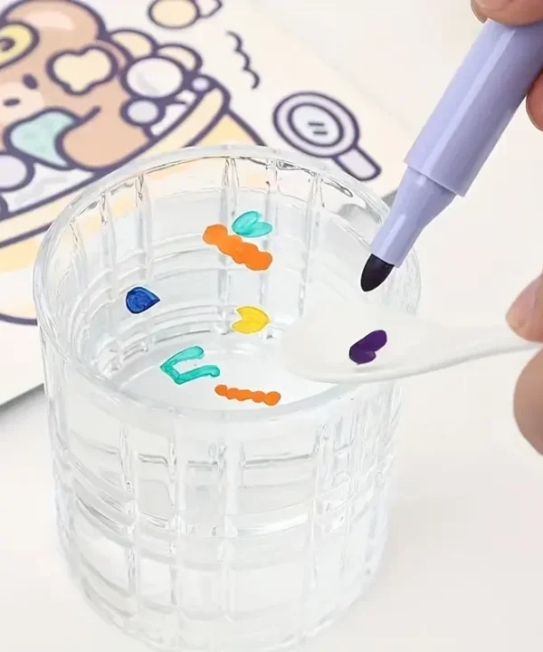 Magic Floating Ink Pen Set of 8 Color - Draw, Dip & Float