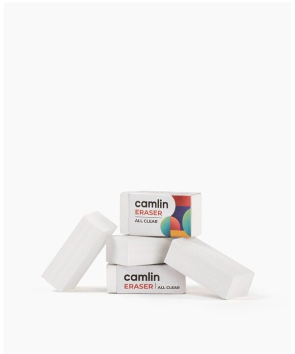 Camlin All Clear Erasers Pouch of 5 erasers