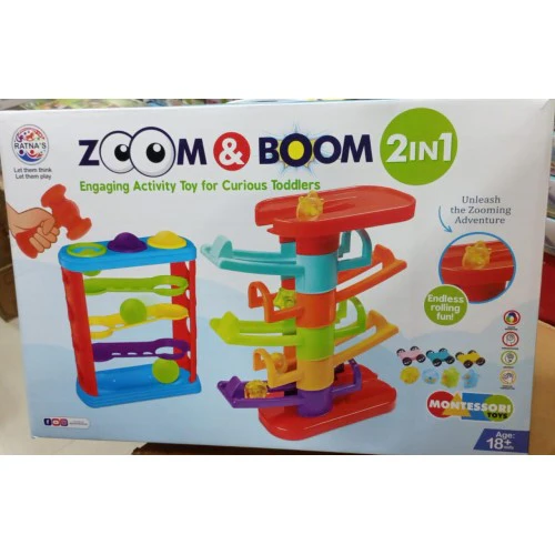 2 in 1 Zoom & Boom Track Car Ramp