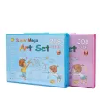 208pcs Set Kids Painting Crayon Marker Drawing Art Set Color Stationery Set Watercolor