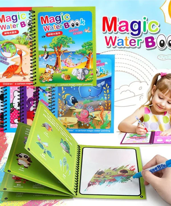 Magic Reusable Water Coloring Book