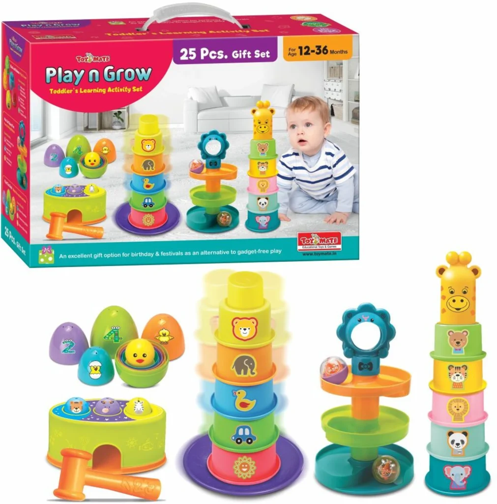 Play N Grow - A 5 in 1 Toddler's Learning Activity Baby Gift Set